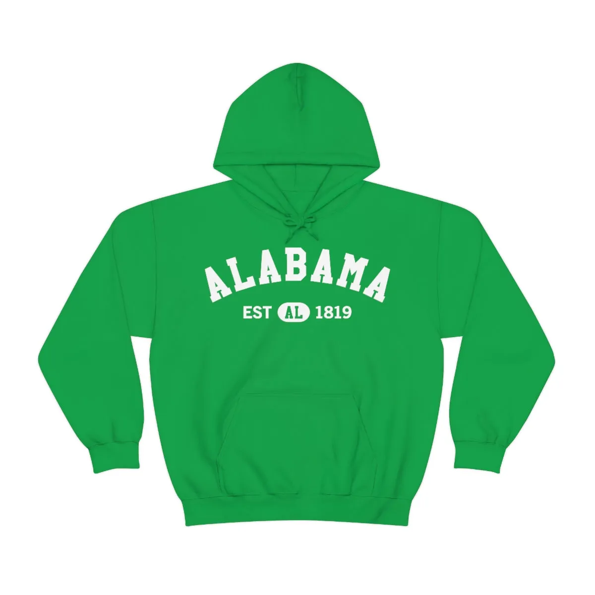 Alabama AL State Hoodie, I Love Alabama Retro Vintage Men Women Hooded Sweatshirt Pride Patriotic USA Gifts Hiking Pullover