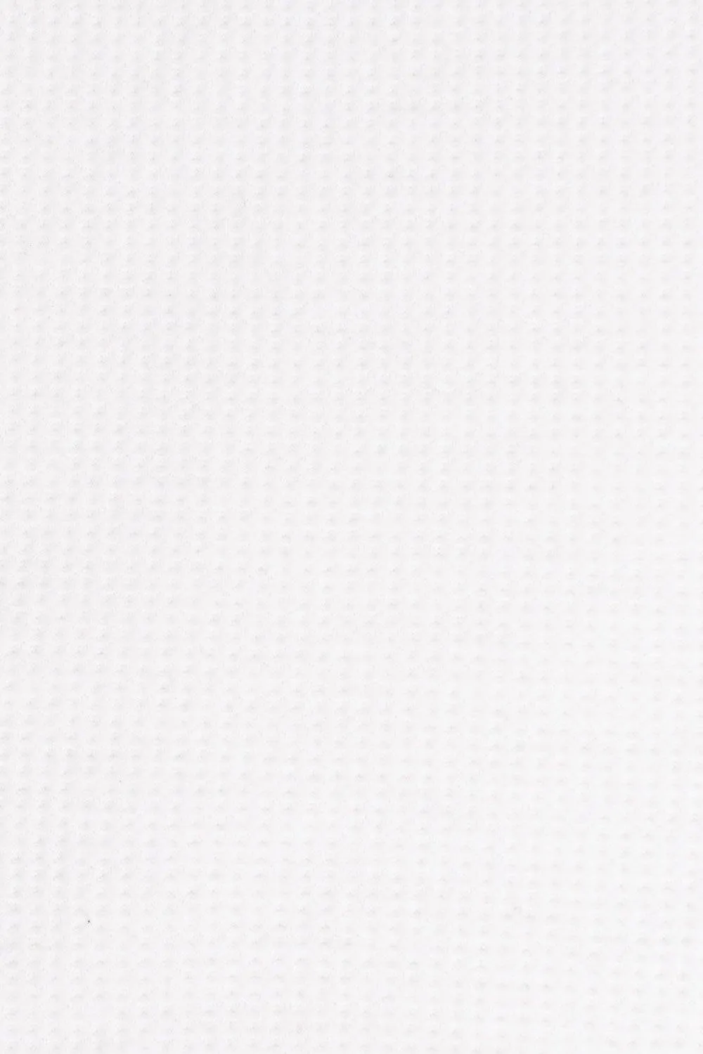 BRUSHED WAFFLE CROP TANK TOP -   WHITE