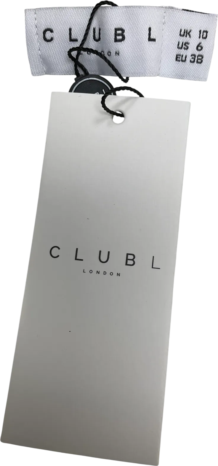 Club L White Bardot Wrap Neckline Maternity Maxi Dress UK 10
