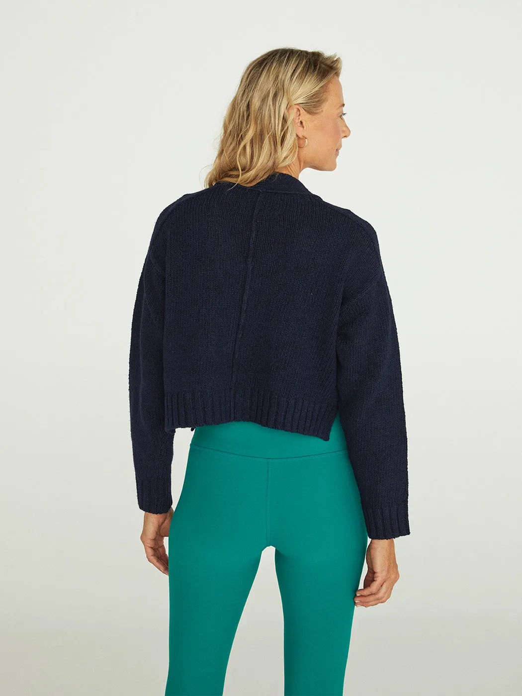 Cropped Cardigan - Hale Navy