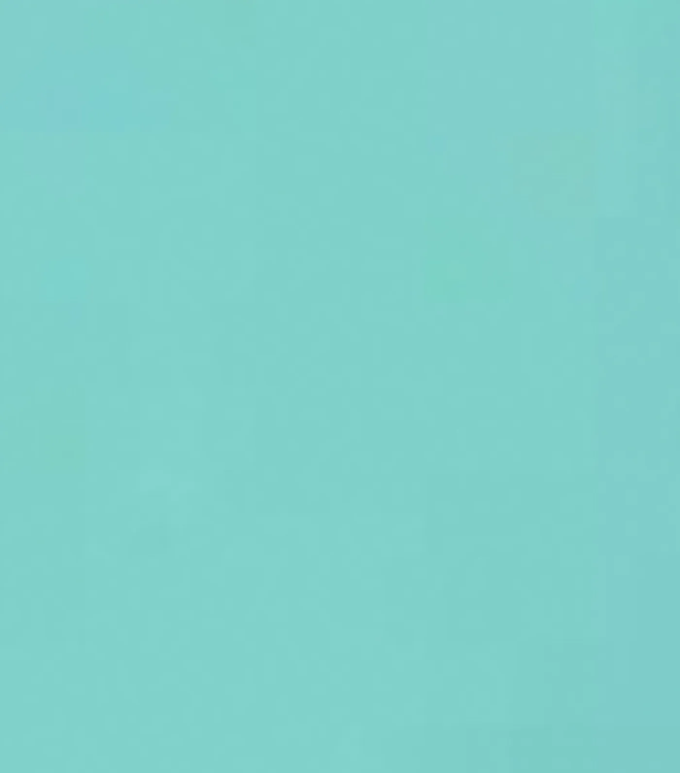 Cropped Poplin Top Aqua Blue