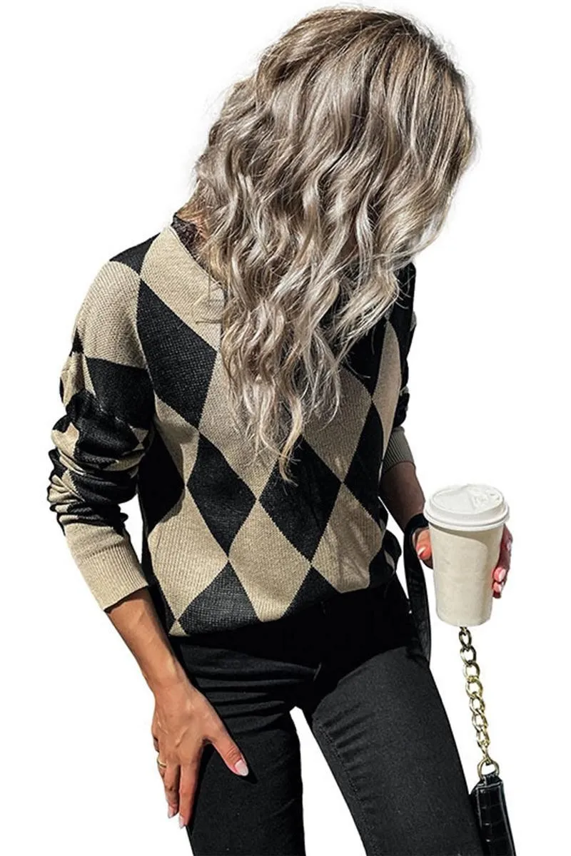 DANDY PATTERNED CASUAL TOP