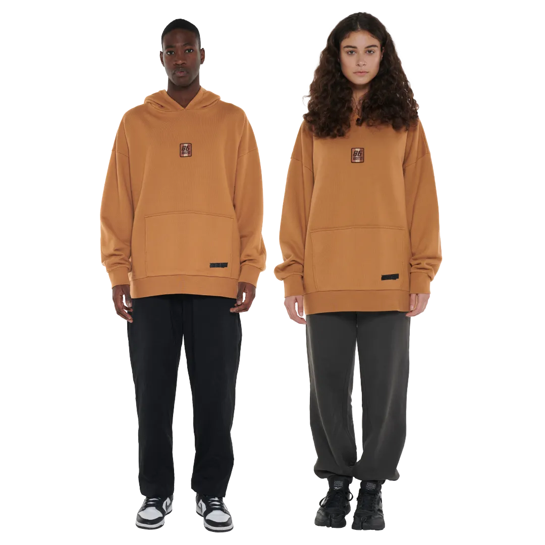 EIGHTEEN EIGHTY SIX CLASSIC HOODIE-BROWN
