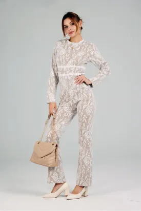 Full Lace High Waist Jumpsuits