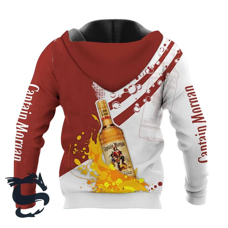 Funny Water Splash Captain Morgan Hoodie & Zip Hoodie