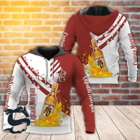 Funny Water Splash Captain Morgan Hoodie & Zip Hoodie