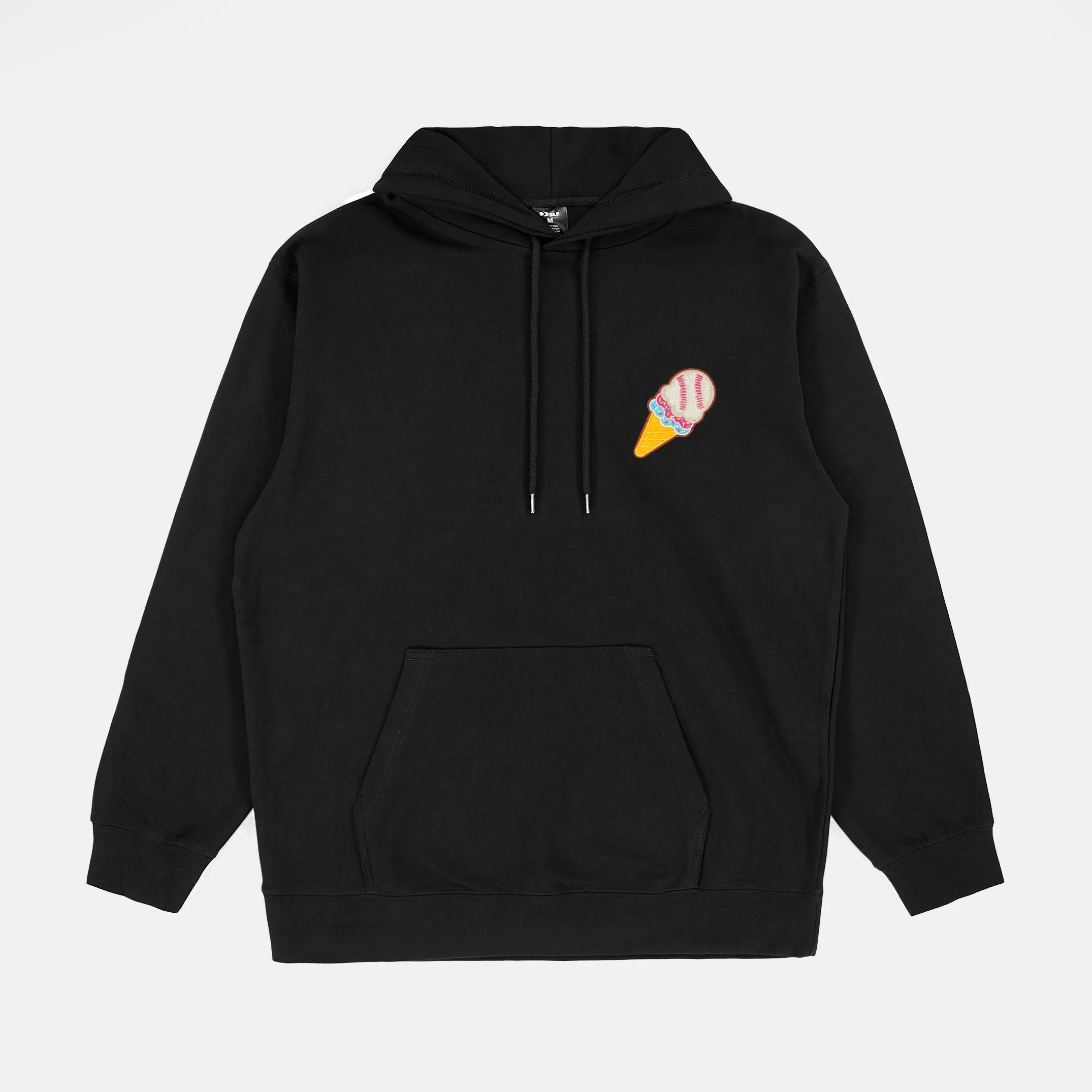 Ice Cream Baseball Patch Hoodie