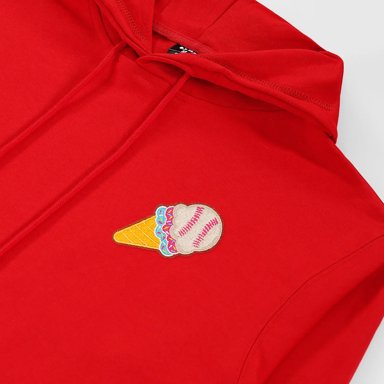 Ice Cream Baseball Patch Hoodie