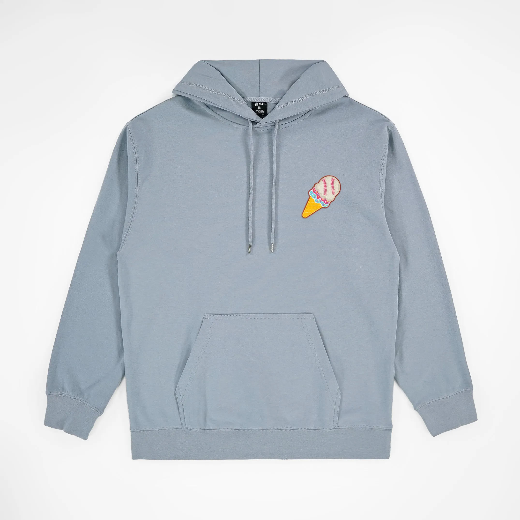 Ice Cream Baseball Patch Hoodie