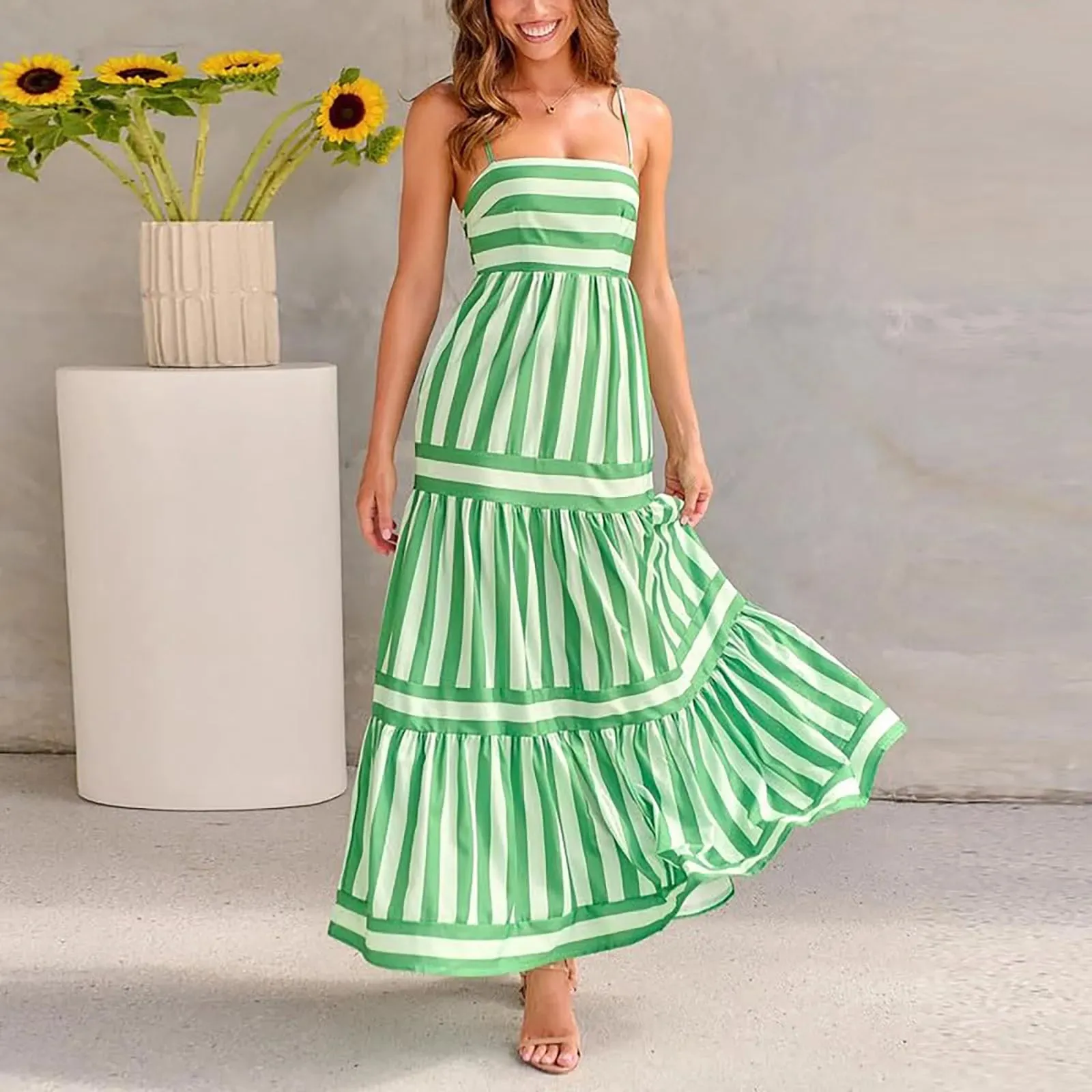 Lapa Color Block Maxi Dress