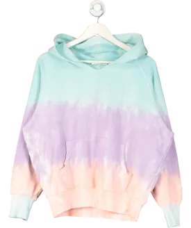 loveshackfancy Multicoloured Cotton Tie Dye Hoodie UK S