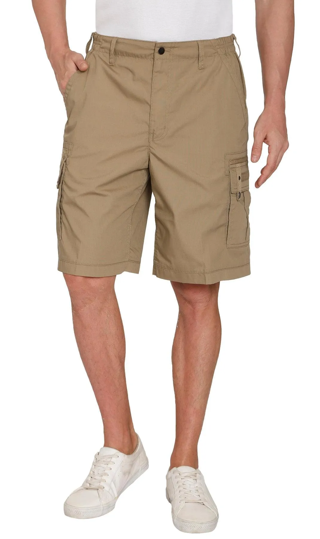 Men's Elastic Waist Cargo Shorts – Comfort and Functionality for Any Adventure