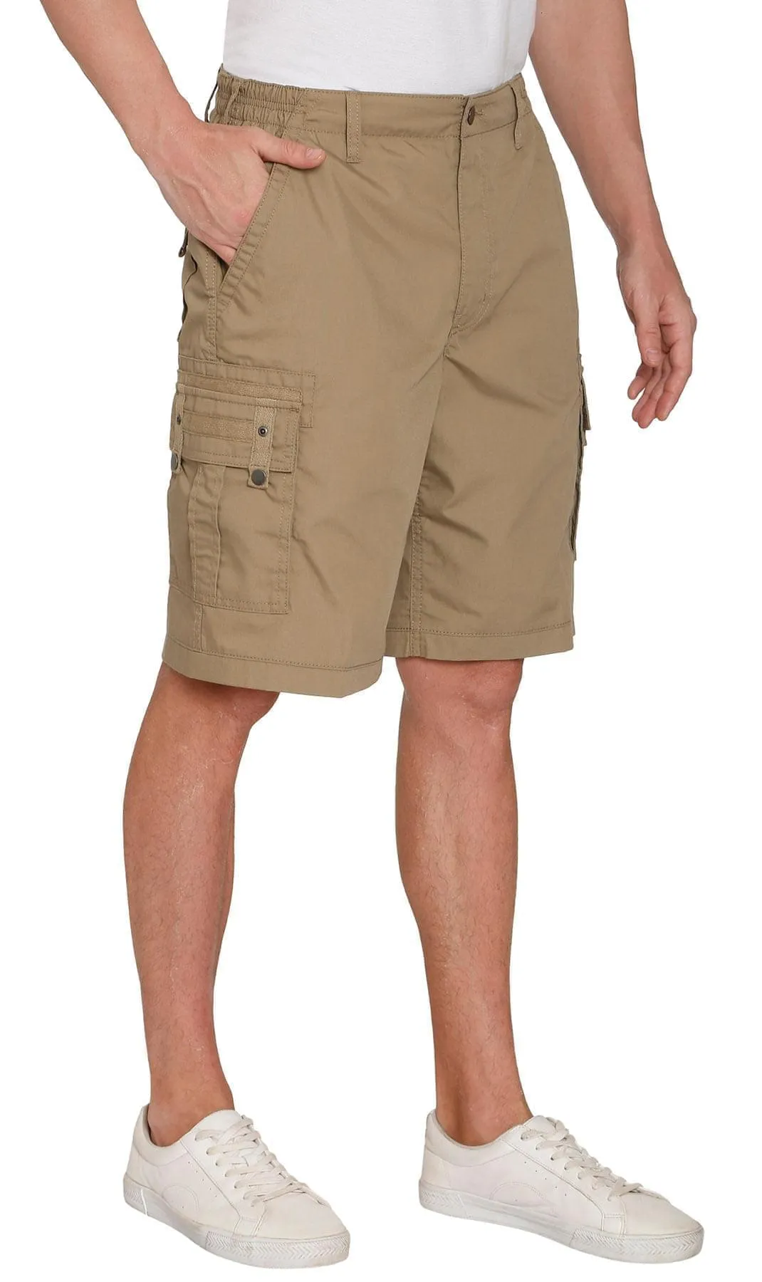 Men's Elastic Waist Cargo Shorts – Comfort and Functionality for Any Adventure