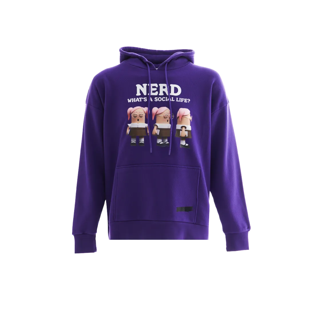 NERD HOODIE-PURPLE