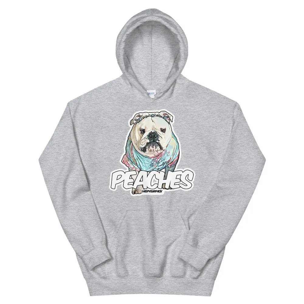 Peaches (Tie Dye) Unisex Hoodie