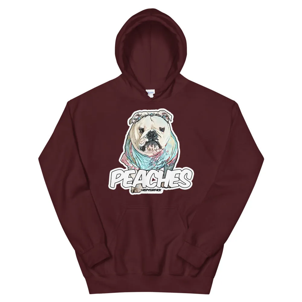 Peaches (Tie Dye) Unisex Hoodie