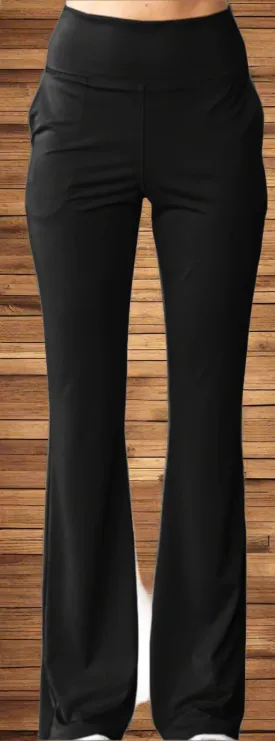 Plus High Waist Flare Fit Leggings