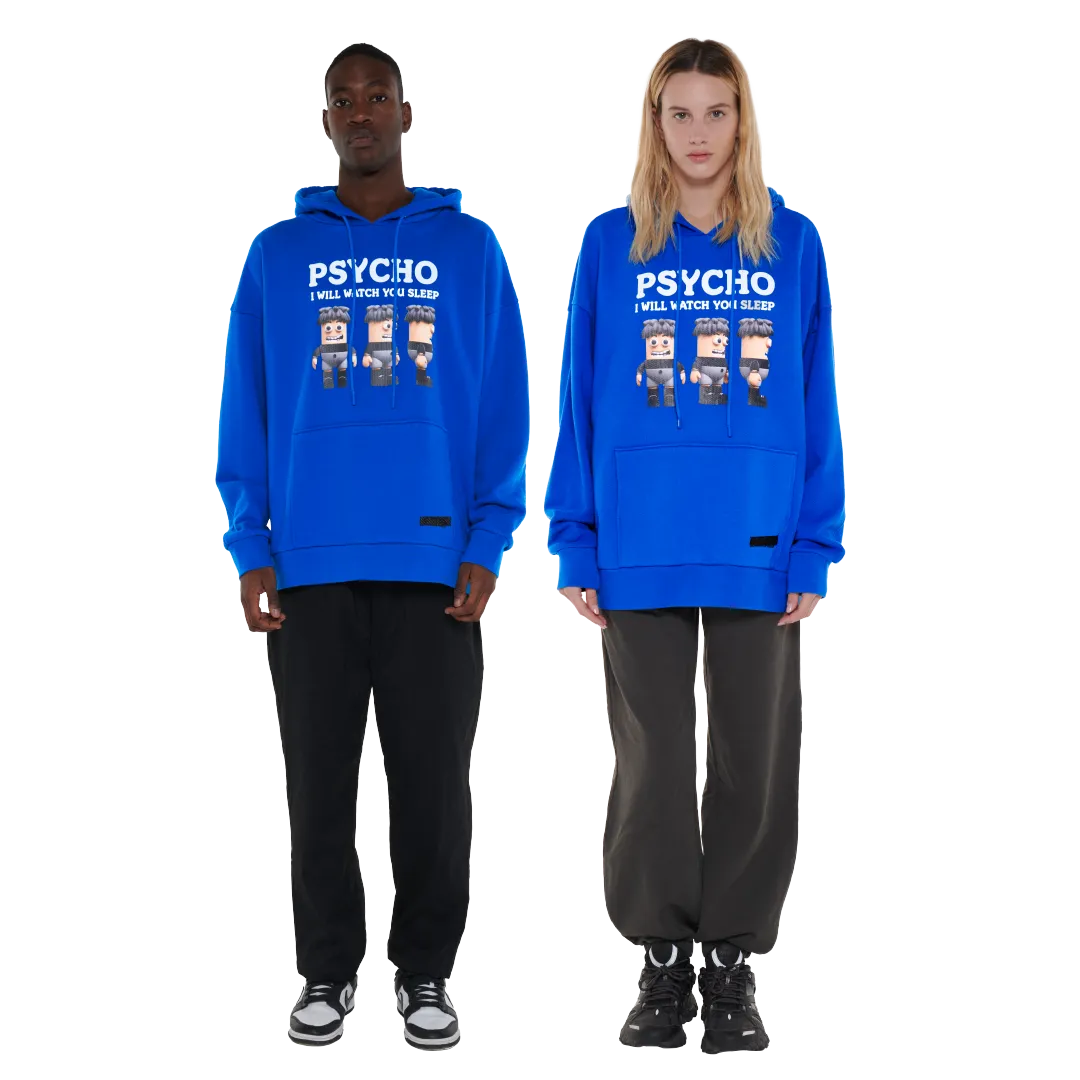 PSYCHO HOODIE - BLUE