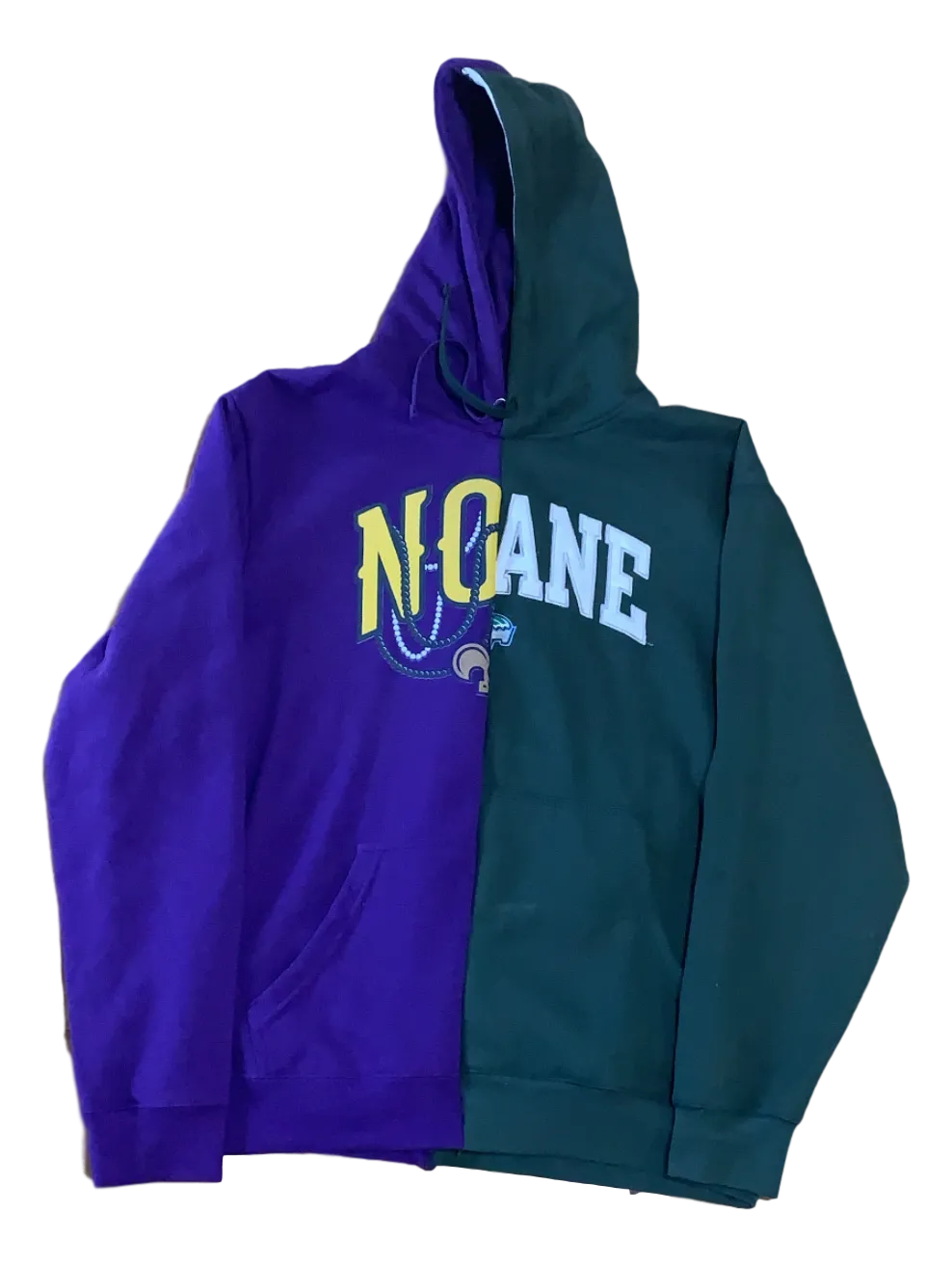 "New Orleans" Split Hoodie - Large
