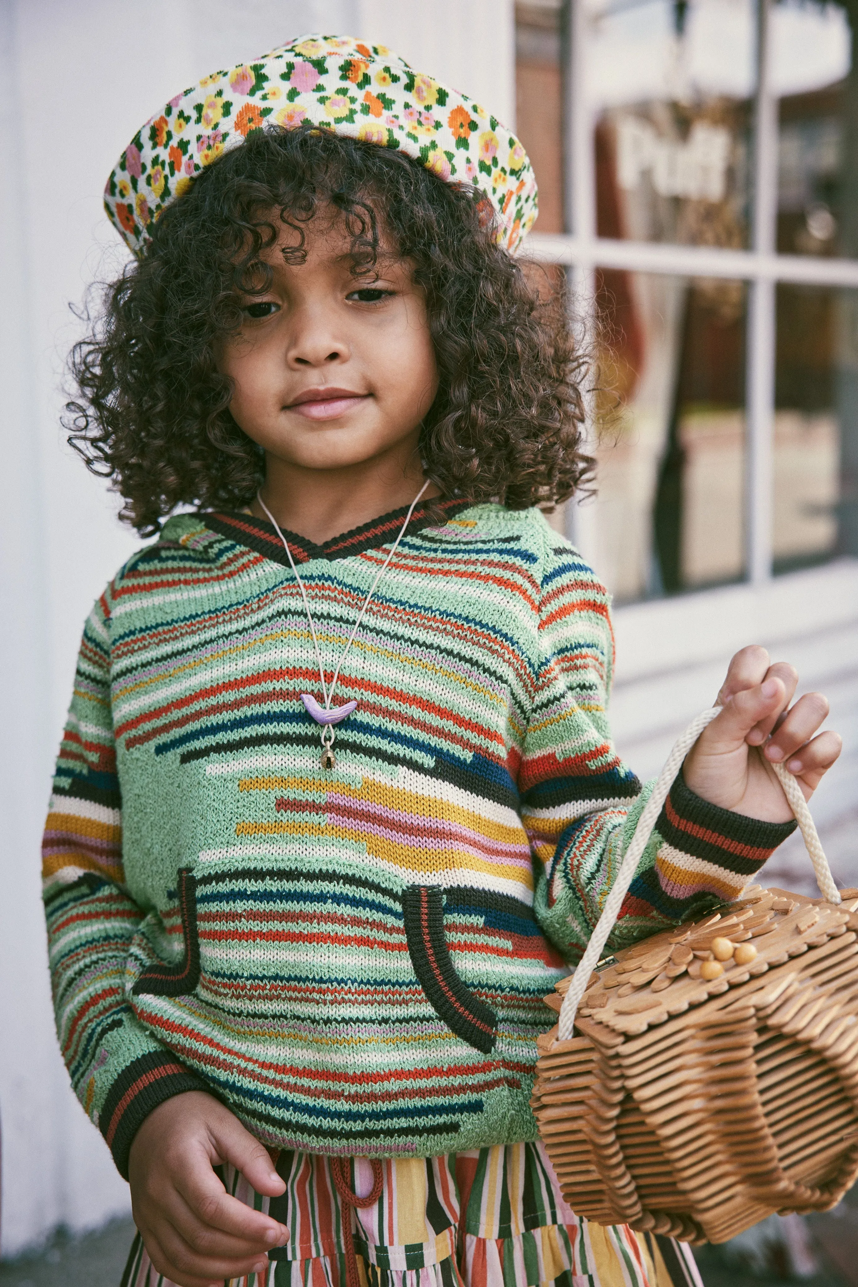 Tapestry Hoodie in Peapod