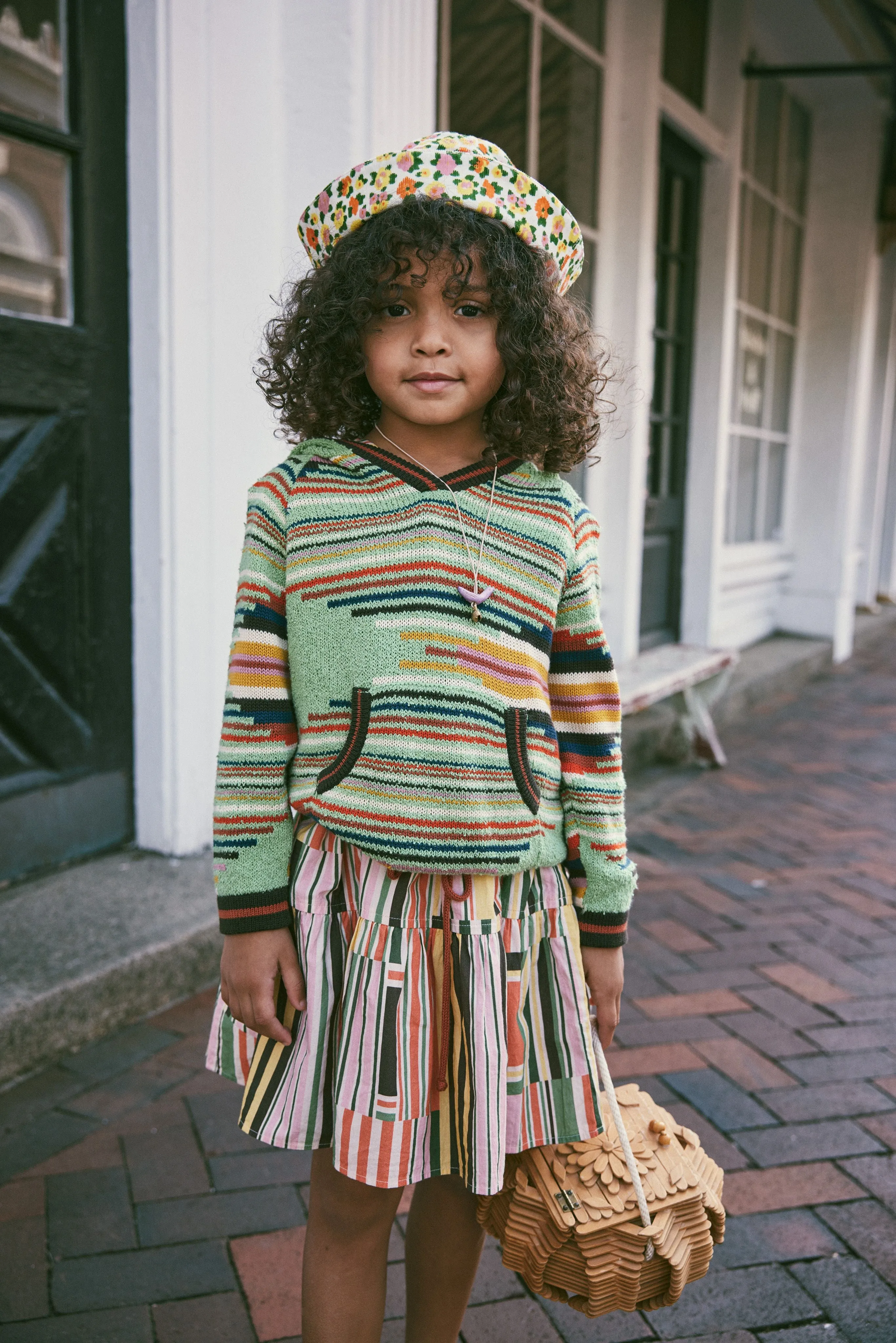 Tapestry Hoodie in Peapod