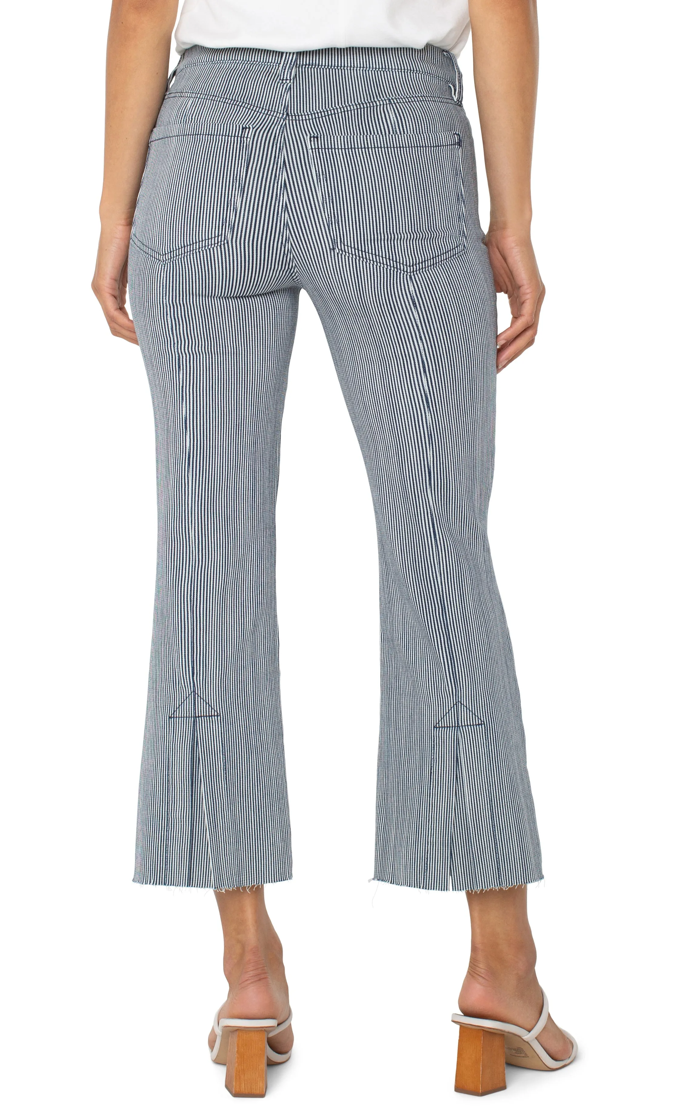 The Gia Glider® Crop Flare with Back Pleat