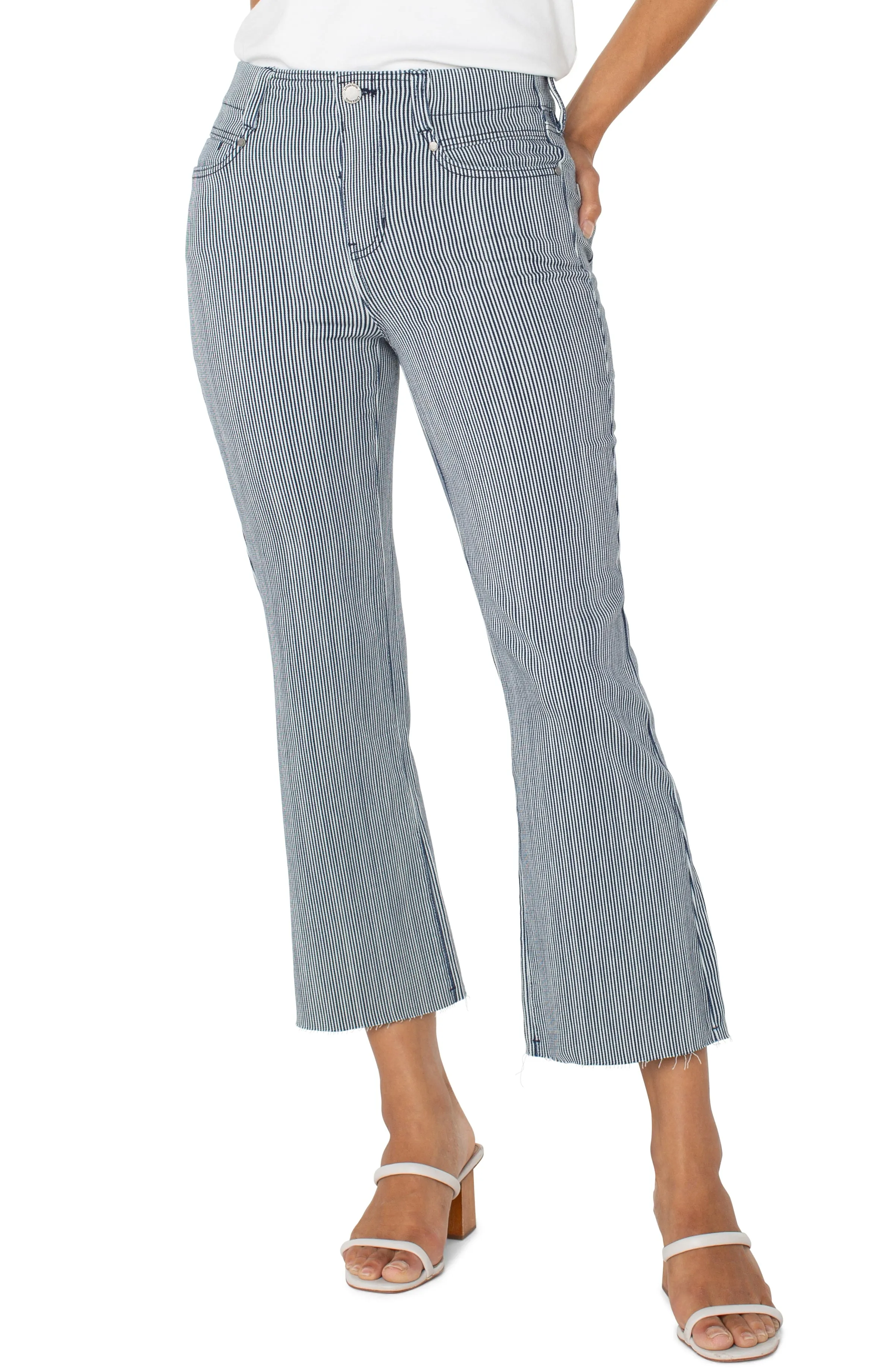 The Gia Glider® Crop Flare with Back Pleat