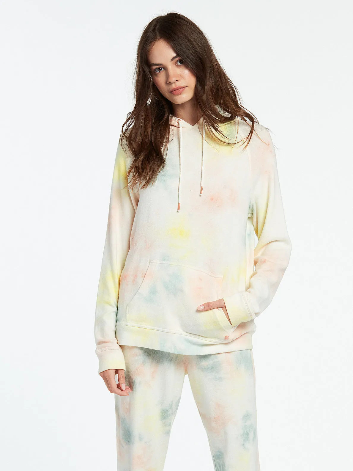 Volcom Lil Hooded Sweatshirt-Multi
