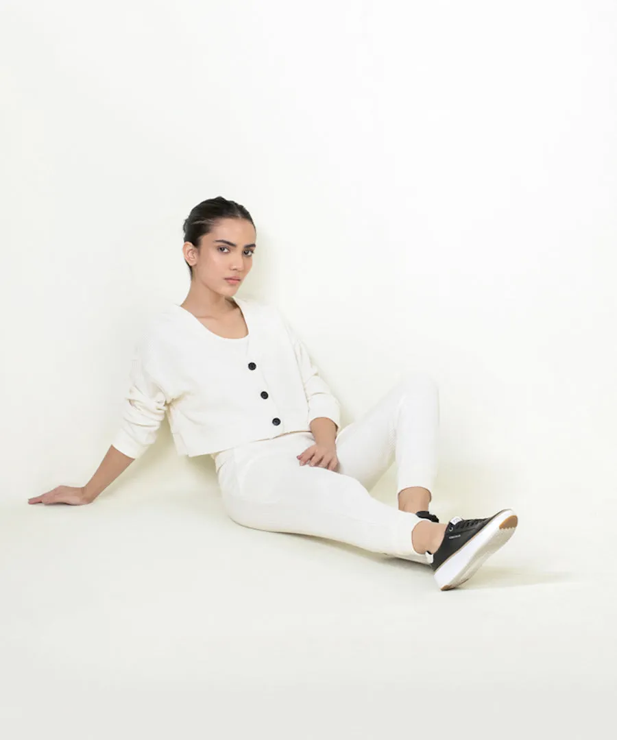 Women's Waffle Knit Cropped Joggers